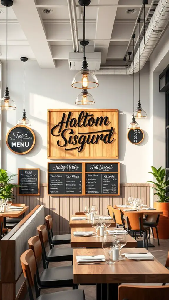 custom signage enhances identity