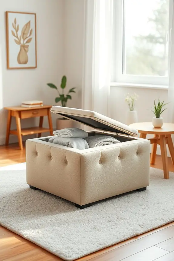 custom storage ottoman creation