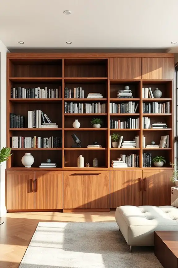 custom storage solutions enhance aesthetics