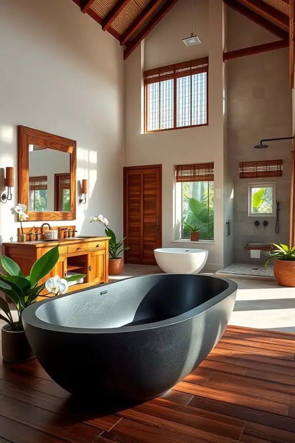 custom woodwork elevates bathrooms