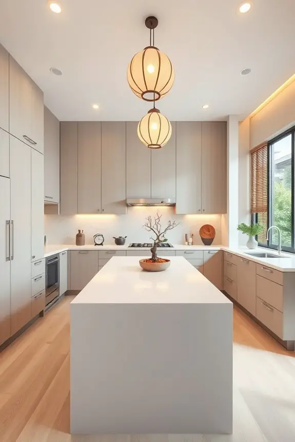 customizable asian kitchen lighting
