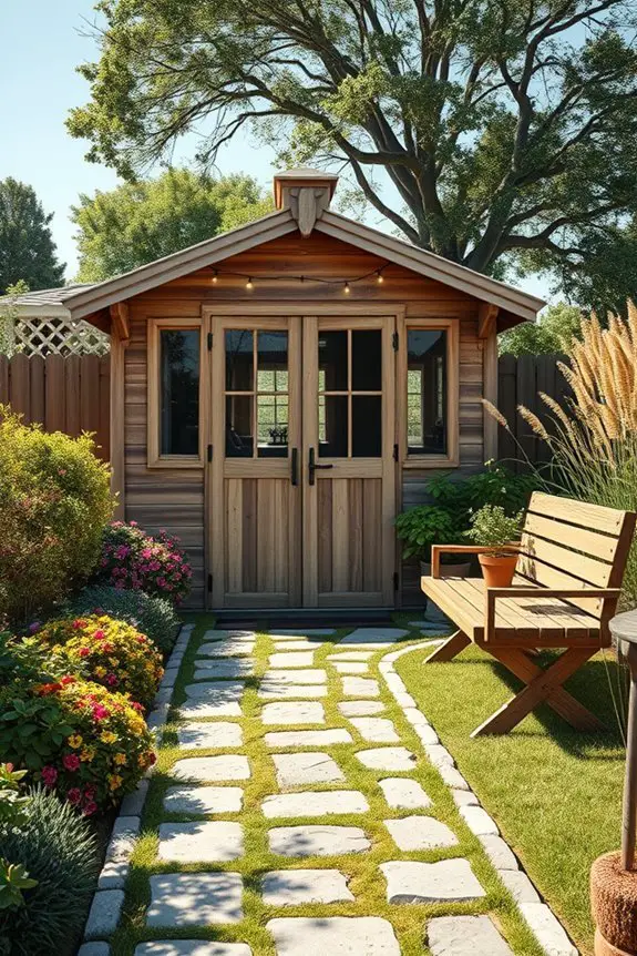 customizable backyard garden shed