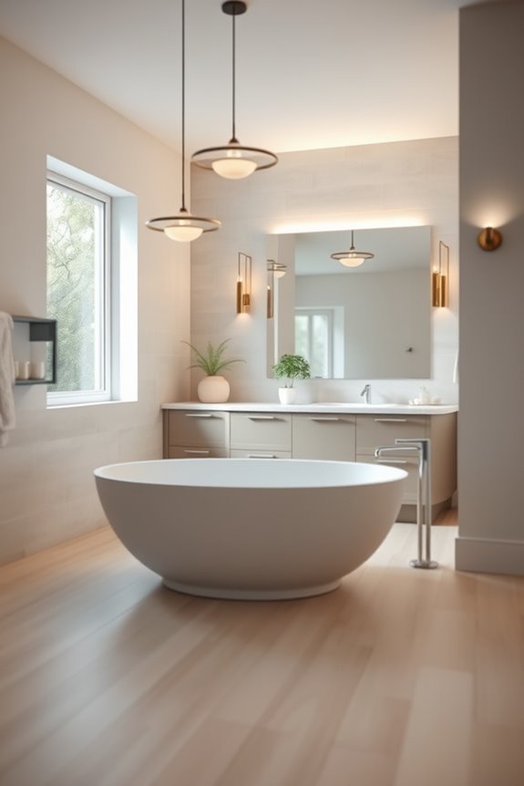 customizable bathroom lighting options