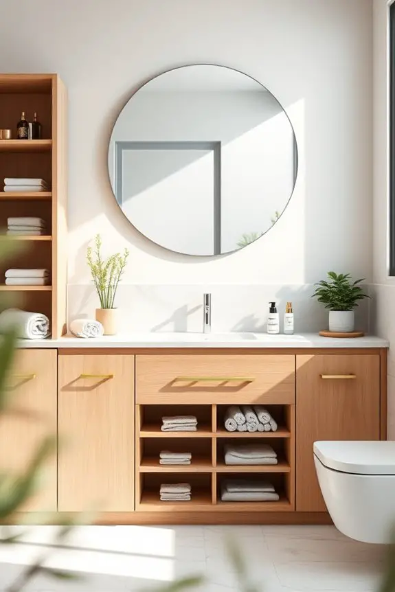 customizable bathroom storage solutions