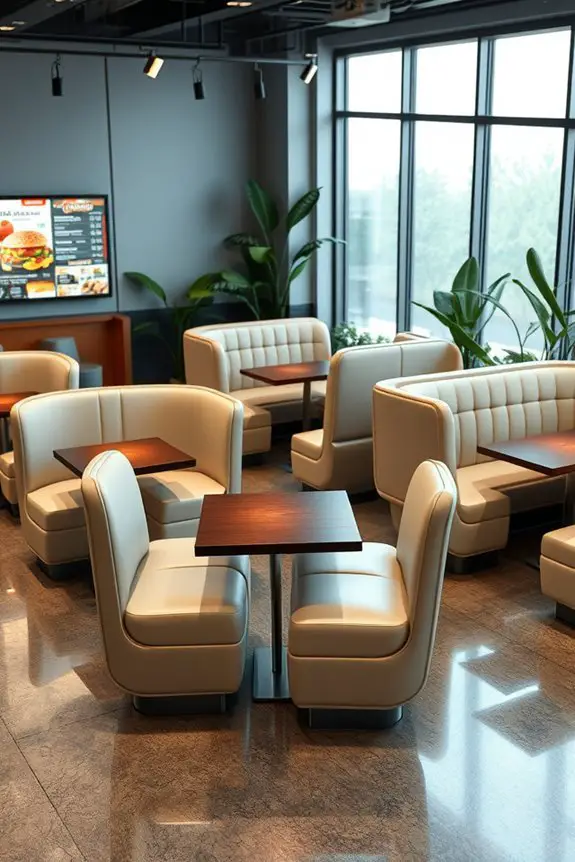 customizable dining booth solutions