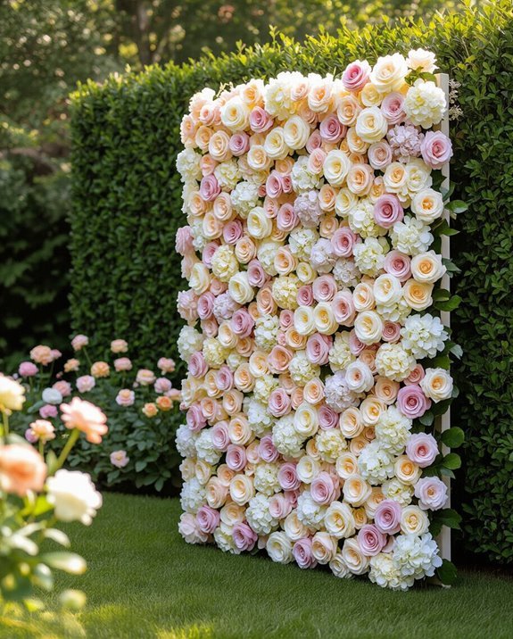 customizable floral photo backdrop