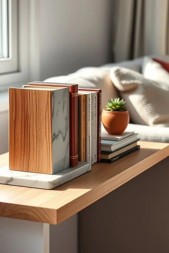 customizable handmade bookends creation