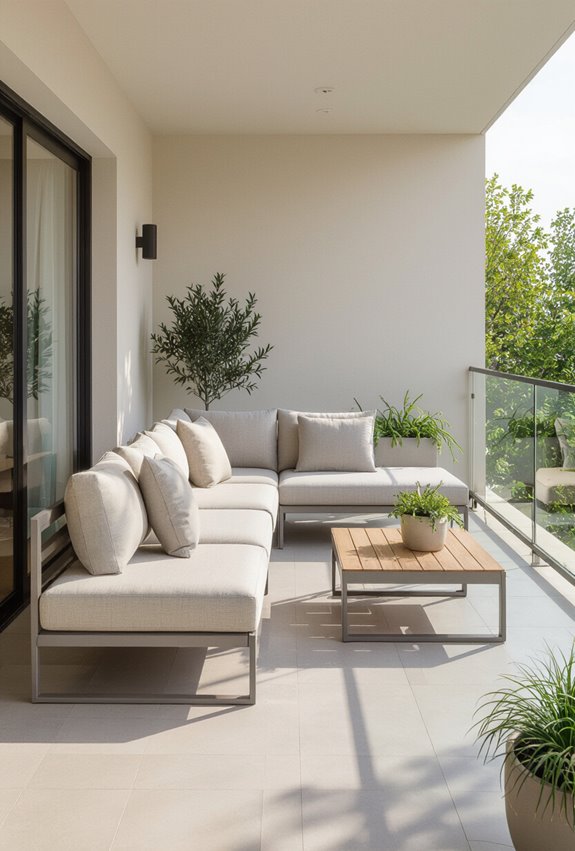 customizable modular outdoor sofa