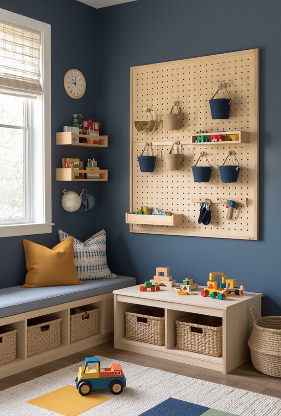 customizable play space organization