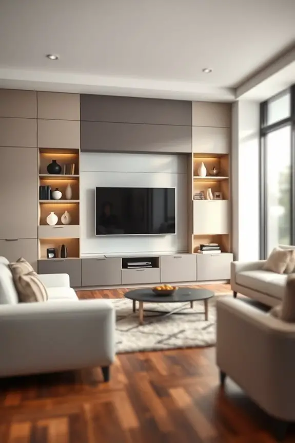 customizable tv wall units