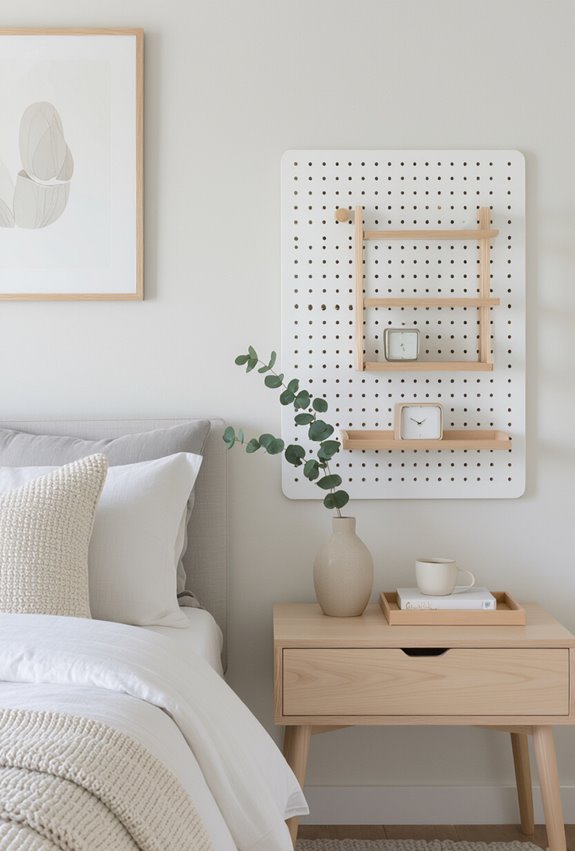 customizable wall mounted bedside storage