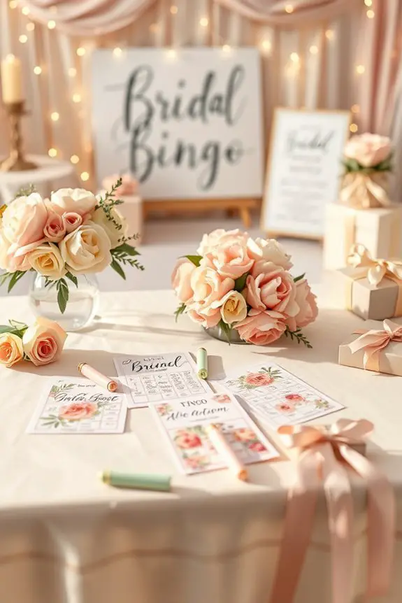 customized bridal bingo fun