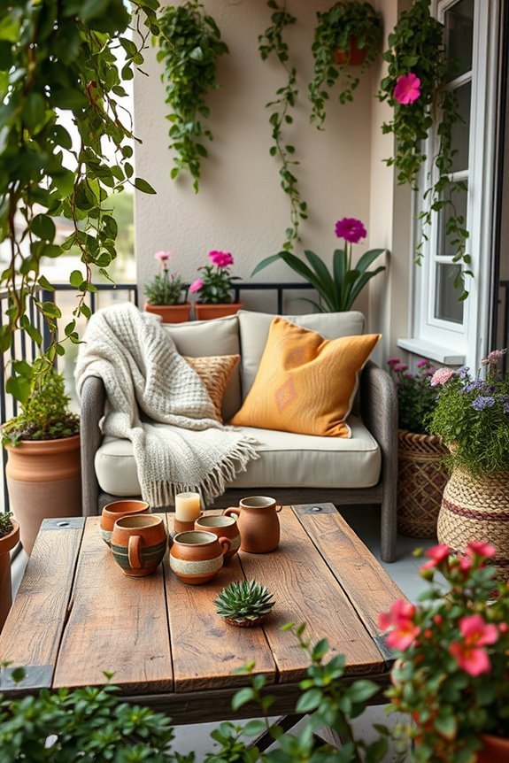 customized decor for balconies
