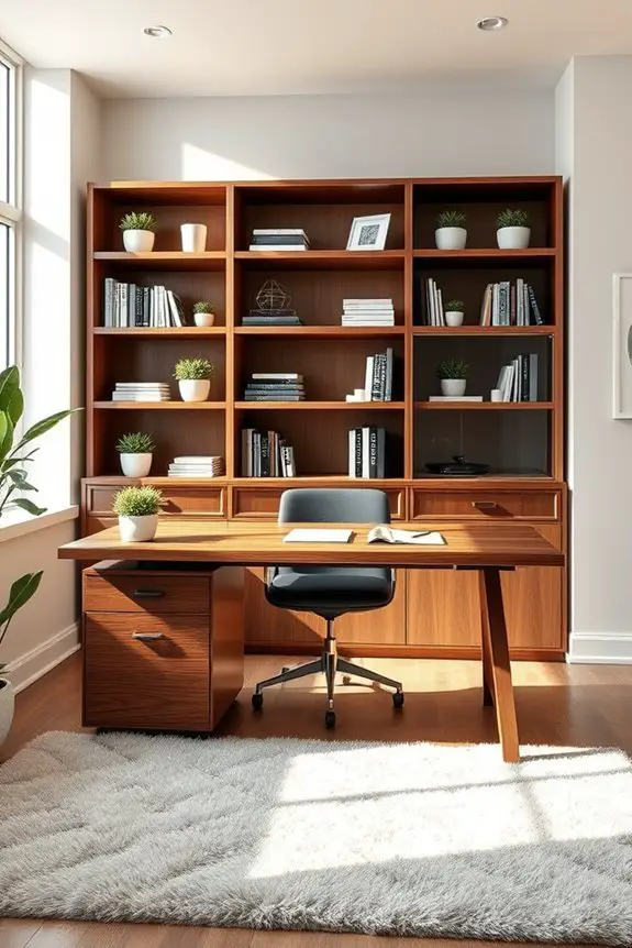 customized functional office shelving