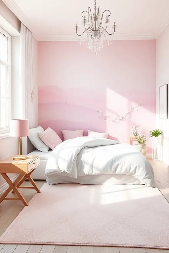 customized pink wall art