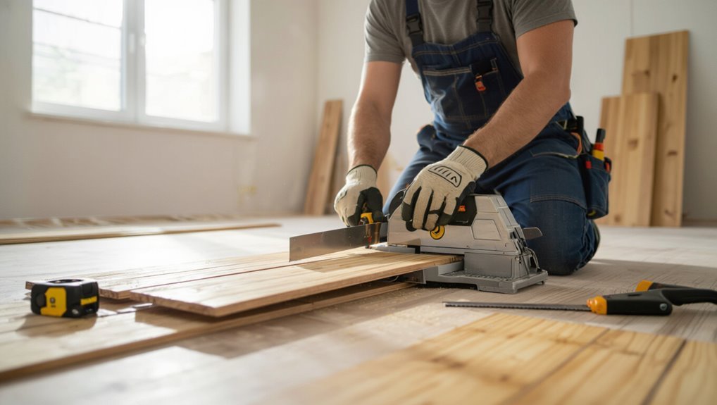 cut measure fit finish
