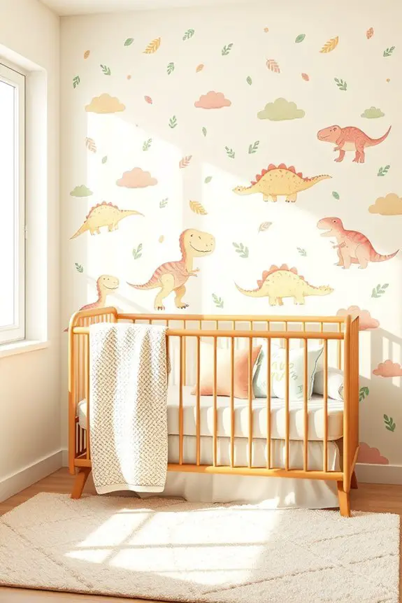 cute dinosaur nursery decor