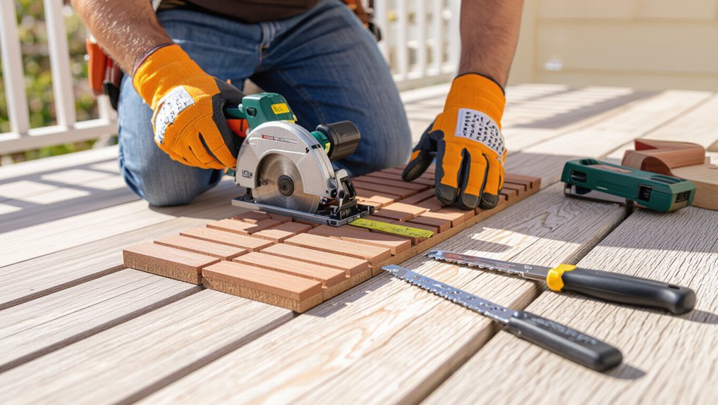 cutting tiles for edges