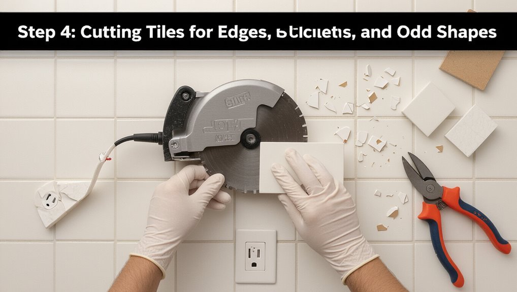 cutting tiles for fitting
