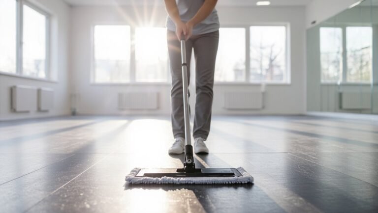 daily sweep biweekly mop