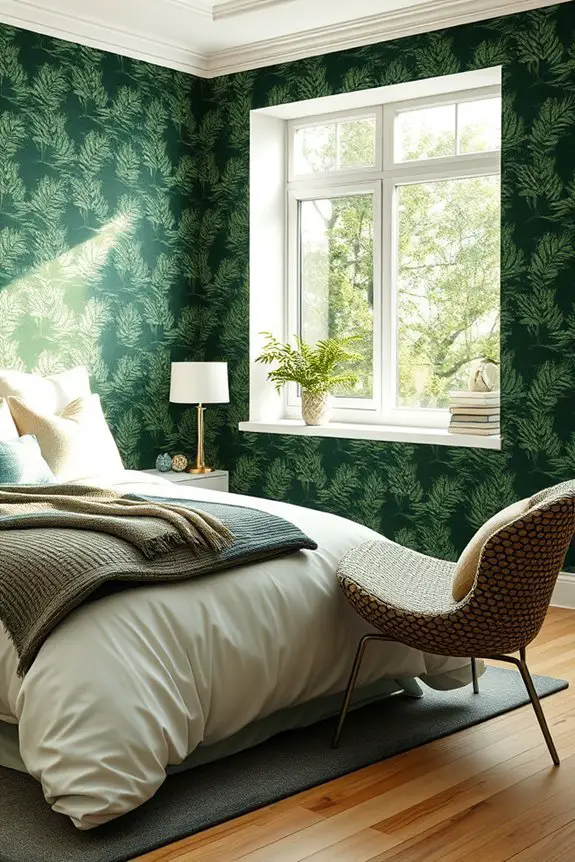 dark fern pattern mixing