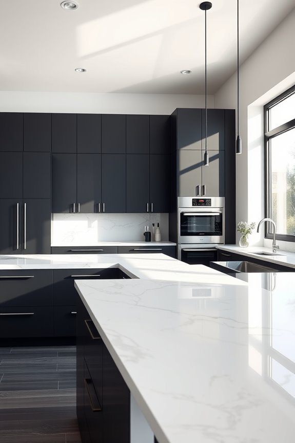 dark grey marble elegance