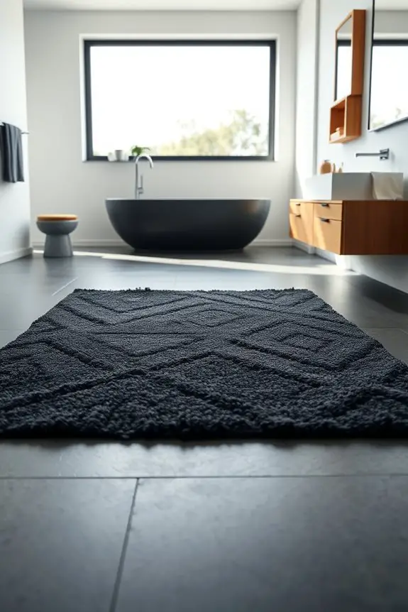 dark rugs for warmth
