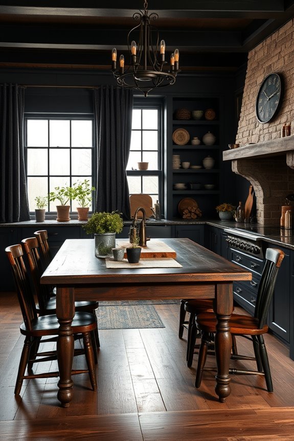 dark window treatments elevate aesthetics