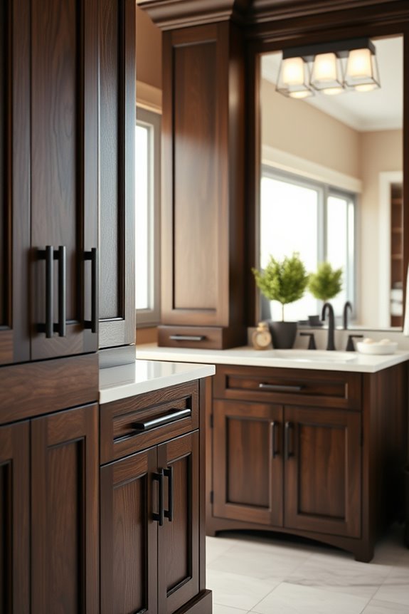 dark wood elegance and functionality