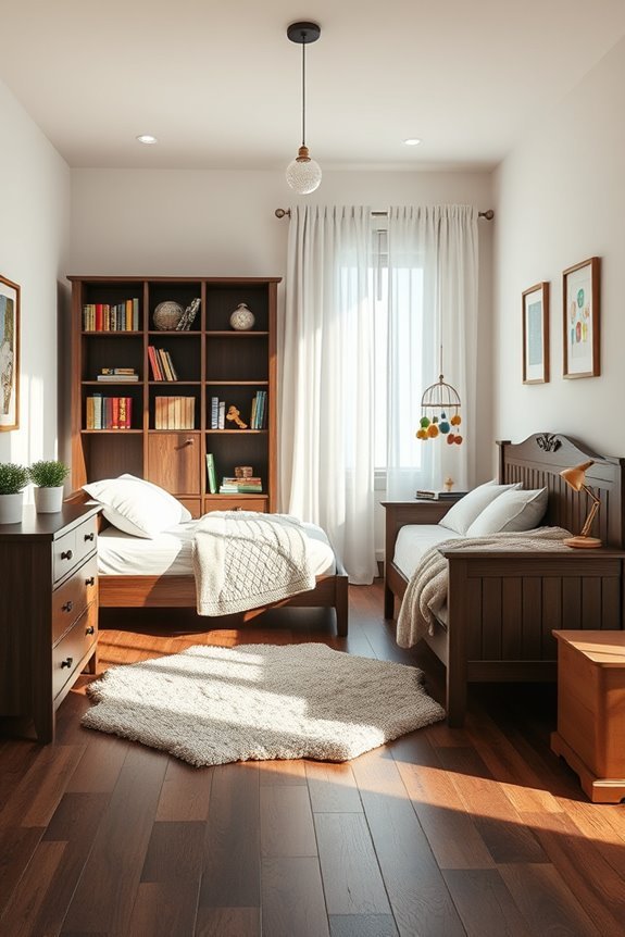 dark wood for children s rooms