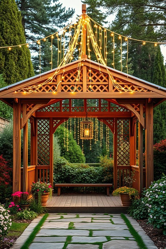 dazzling gazebo lighting ideas