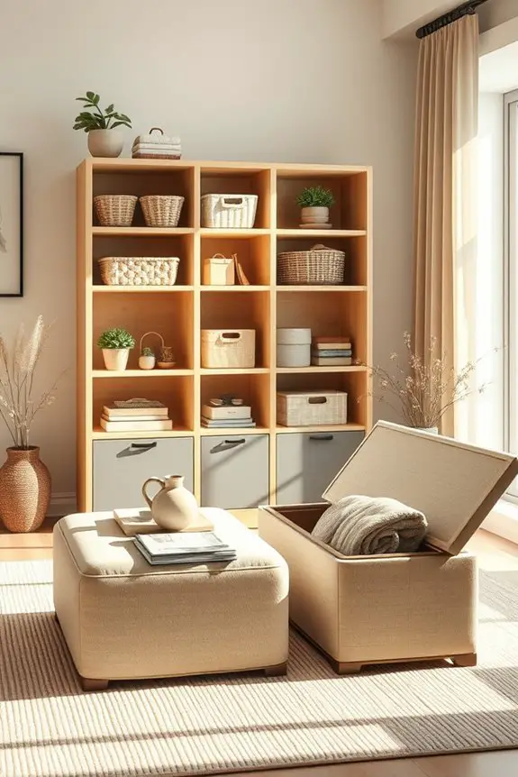decorative and functional storage
