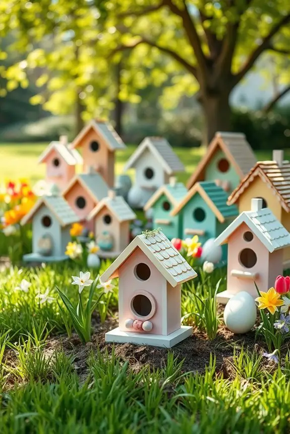 decorative birdhouses for easter