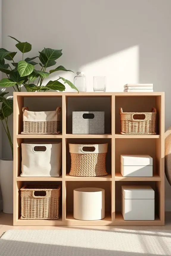 decorative cube storage inserts