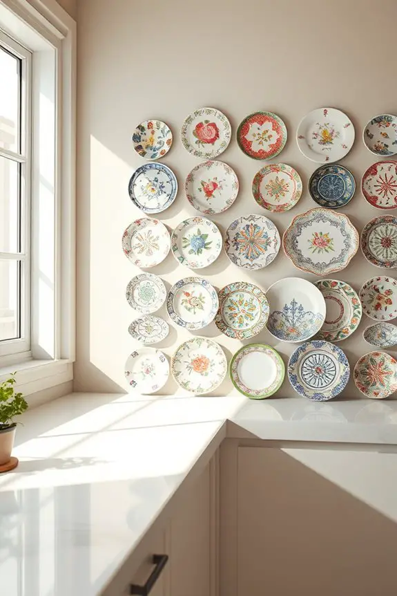 decorative plate arrangements ideas
