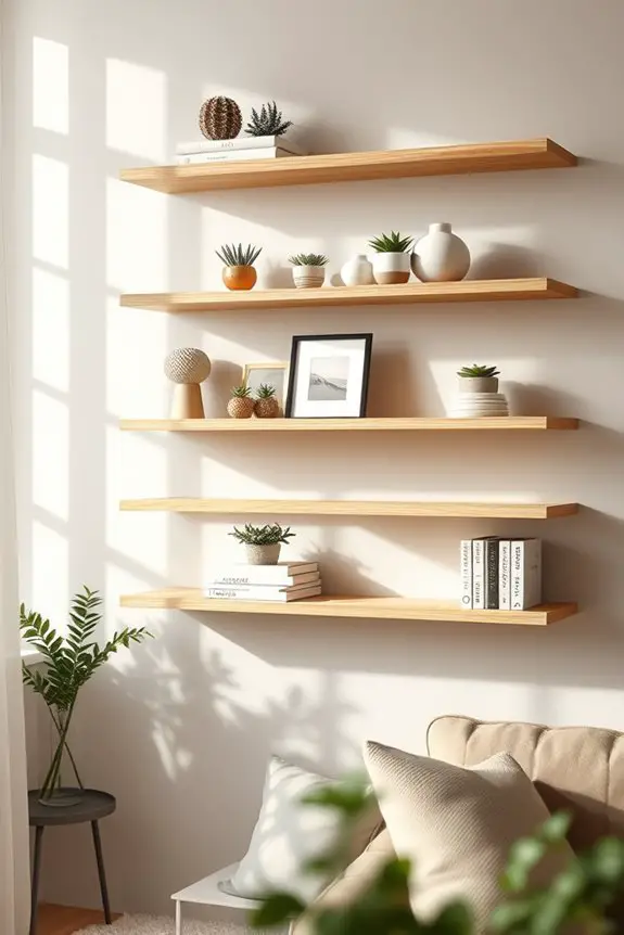 decorative shelves for style