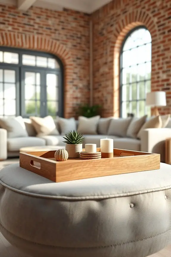 decorative trays enhance decor