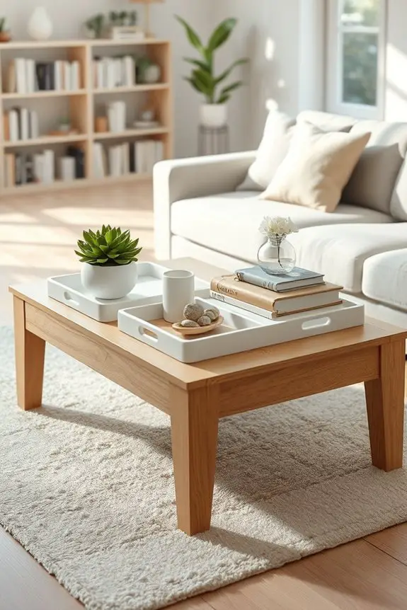 decorative trays for organization