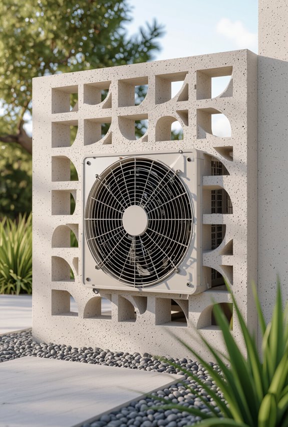 decorative ventilated concrete block