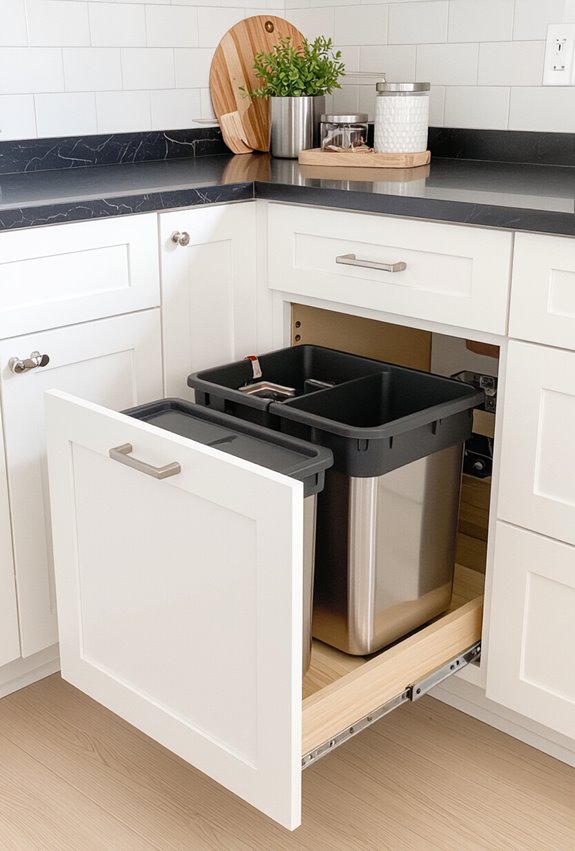 dedicated kitchen waste station