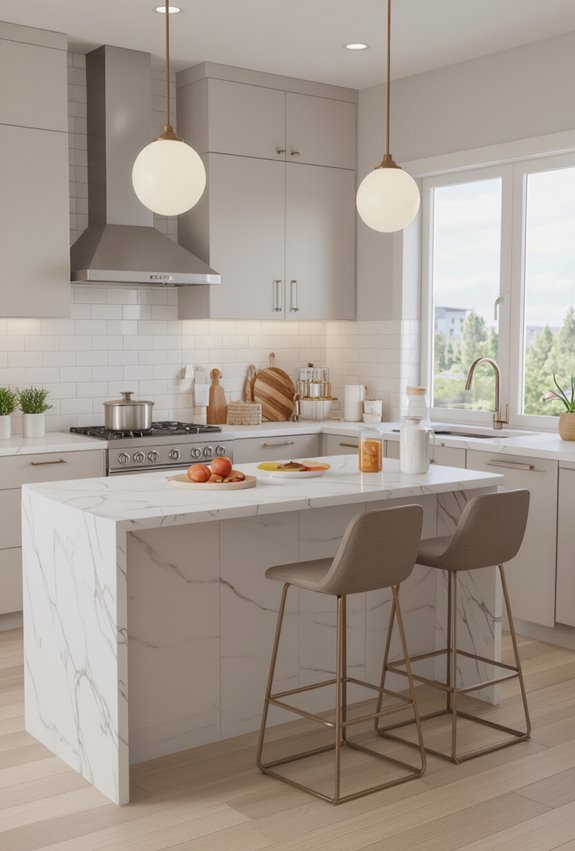 dedicated modern chef workspace