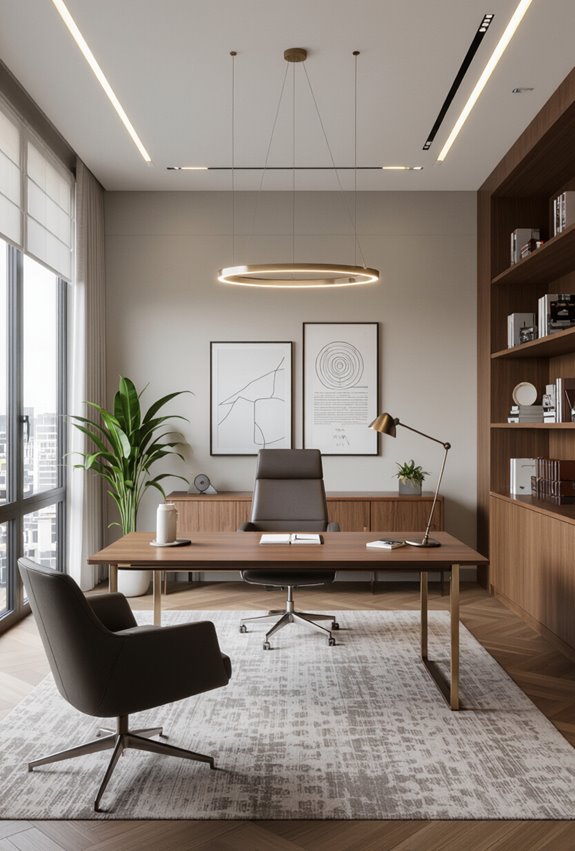 dedicated quiet workspace with rituals