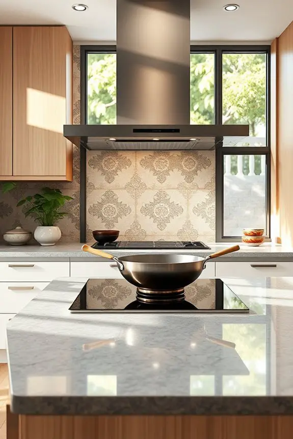 dedicated wok cooking station