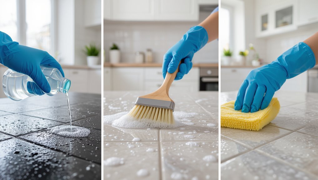 deep clean tile and grout