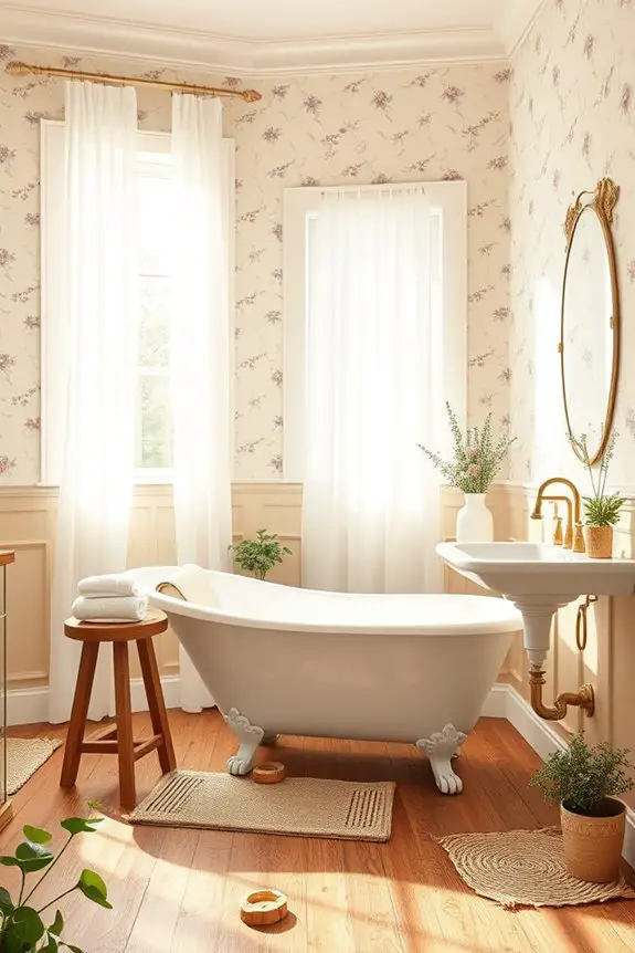 delicate floral decor accents