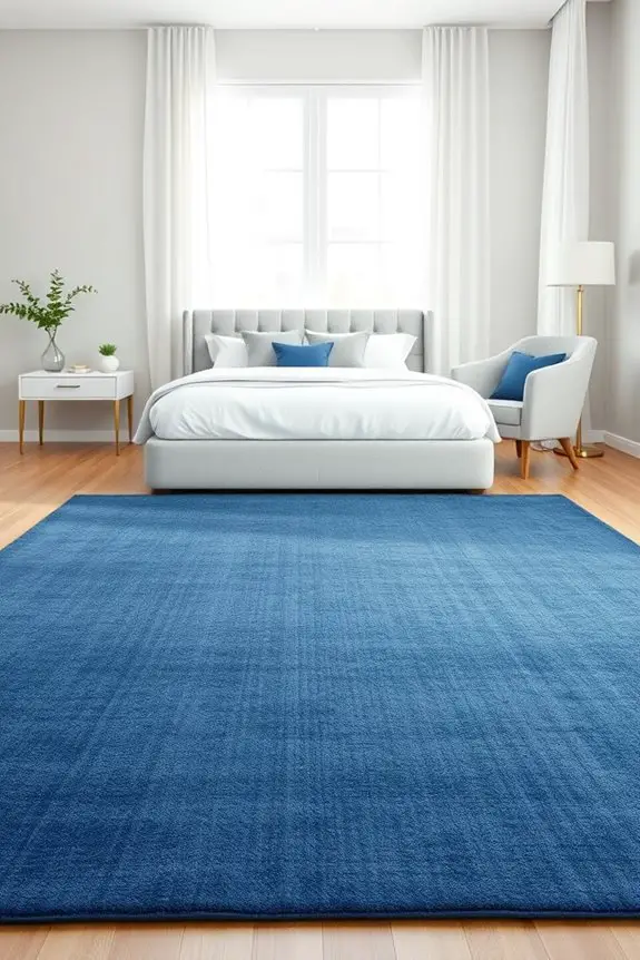 denim blue rug elegance