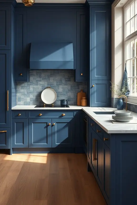 denim decor for kitchens
