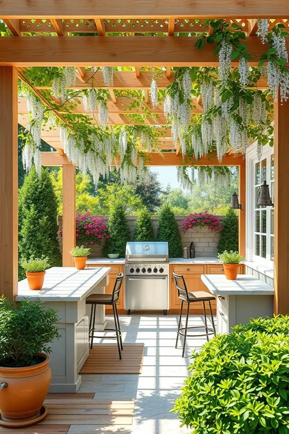 designing a shaded pergola