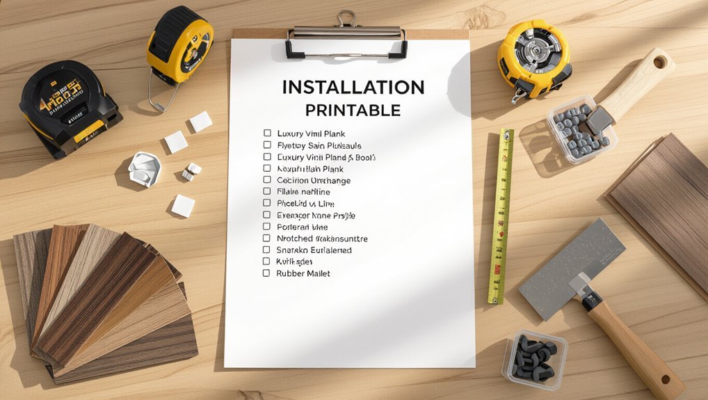 detailed installation checklist guide
