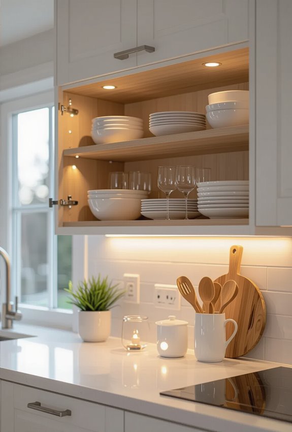 dimmable led puck cabinet lighting
